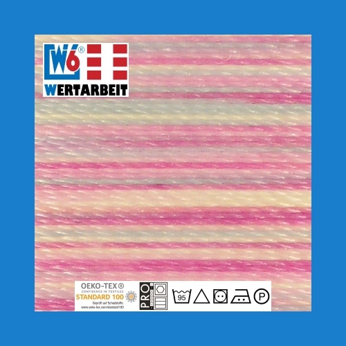 W6 Nh- und Stickgarn Farb-Nr. 9912 Multicolor (1.000 m)