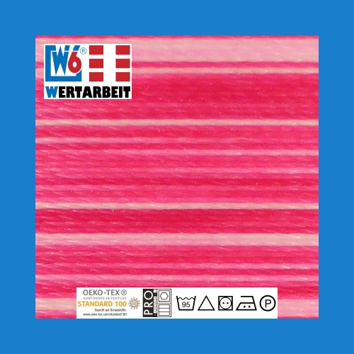 W6 Nh- und Stickgarn Farb-Nr. 9923 Multicolor (1.000 m)