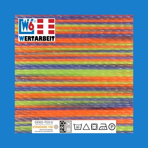 W6 Nh- und Stickgarn Farb-Nr. 9981 Multicolor (1.000 m)